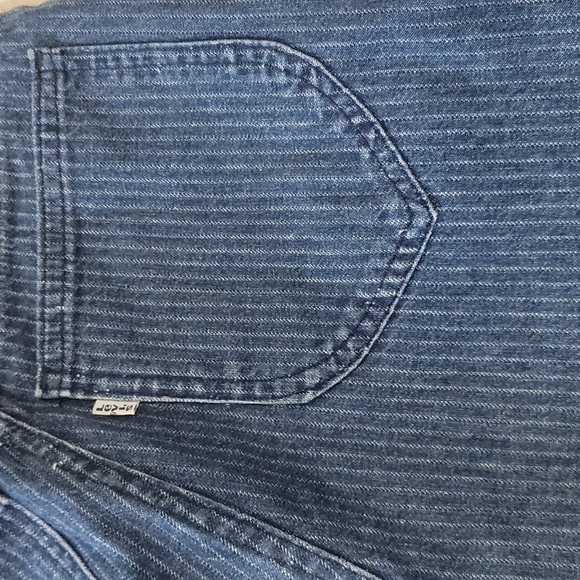 Vintage Levi's 80s inspired high rise pin stripped jeans size 7 (w25 l32) - Picture 6 of 6